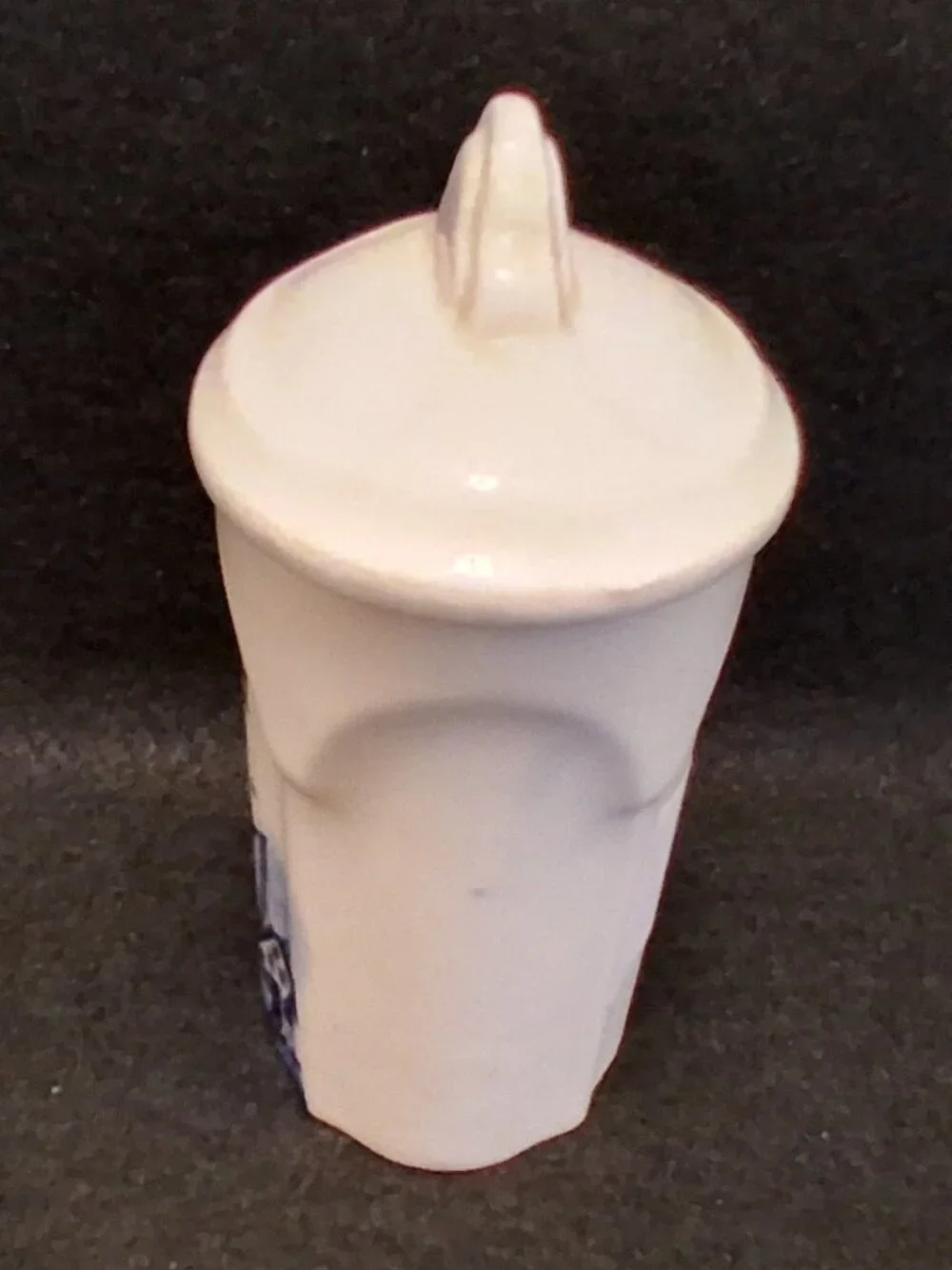 Vintage (1920s-30s) Blue Delft Ginger Spice Jar Germany Windmill Canister